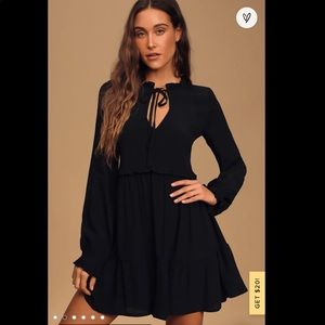 NWT black Lulu’s dress
